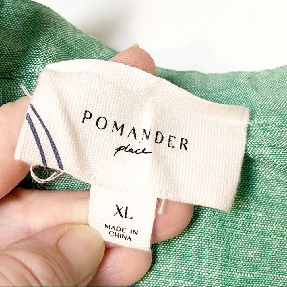 Tuckernuck Seafoam Green Linen Button-Front Maxi Dress - Picture 9 of 15